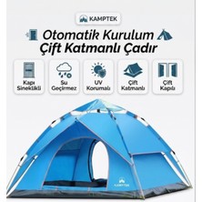 Kamptek Kamp Teknolojisi Kamptek 4 Kişilik Otomatik Kurulum Kamp Çadırı - 200X200X140 cm