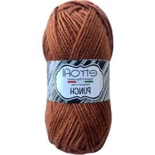 Bella Vista 25 gr Kahverengi El Örgü Ipliği, Etrofil Punch