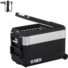 Bella Vista Tekerlekli 37 Litre Kapasiteli Kompresörlü Oto Buzdolabı, 12/24 Volt