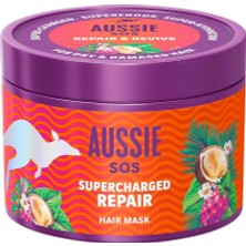 Aussie Sos 1 Dakikada Kuru Yıpranmış Saçları Kurtaran Saç Maskesi 500ML