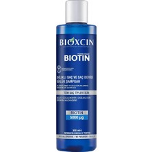 Bioxcin Biotin Dökülme Karşıtı Şampuan – 300 ml – Biotin, Çinko, B Vitamin Kompleksi Termal Su Içerikli – Sa