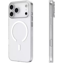 Tkgz İphone 17 Pro Uyumlu Kılıf Kablosuz Şarj Destekli Şeffaf Silikon Kapak