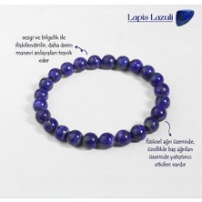 Taşmir Gerçek Lapis Lazuli Doğal Taş Bileklik 8 mm