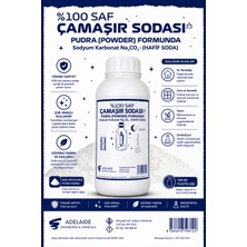 Adelaide %100 Saf Çamaşır Sodası (Analiz Sertifikalı)
