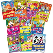 Esranın Dünyası Mini Masallar Seti 3 (10 Kitap) - 3-5 Yaş Için Eğitici Hikayeler