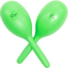 Opus PM-3GR Plastik Saplı Marakas - Büyük Boy Yeşil