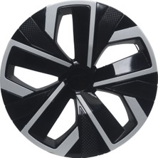 Jant Kapağı Kırılmaz Çıtalı 14" Yeni Model Beyaz Çıtalı 4'lü (Takım Olarak)