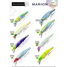 New Osaka Naniwa Osaka Shi MARION 120MM 20,5GR Sinking Maket Yem