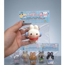 Limmy Moj Moj Taba Squish Sevimli Tavşanlar Sukuşi Pullu Yumuşak Stres Atıcı Oyuncak - 1 Adet