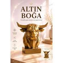 Boğa Büstü Heykel, Sanatsal Dekor, Dekoratif Obje