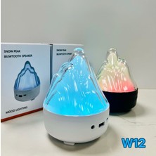 Azurtech Hoparlör Buzdağı Atmosfer Işığı Hoparlör - Yatak Başlığı Gece Lambası - Bar Tezgahı Hoparlörü - Rgb