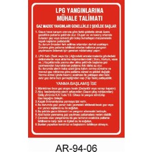 Outdoor One İŞ GÜVENLİĞİ UYARI LEVHASI 1 ADET PVC 21 X 29CM