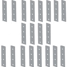 Mobilya, Dolap Yatak Duvara Sabitleme Bağlantı Aparatı Demiri Düz Gönye 1,5cm x 5 cm (20 Adet)