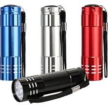 Mucit Home 9 Led’li Pilli El Feneri Pratik ve Ekonomik Aydınlatma Kompakt Günlük Kullanım