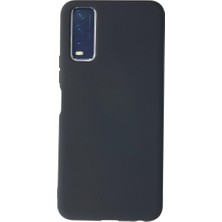 Drop Tedarik Vivo Y11S Kılıf Nano Içi Kadife Silikon - Gri
