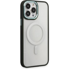 Drop Tedarik Apple Iphone 15 Pro Max Kılıf Room Magneticsafe Silikon - Köknar Yeşili