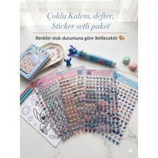 Doca Box Stitch Kalem-Defter-Sticker Seti