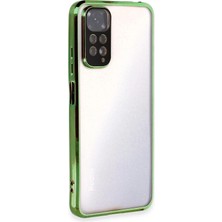 Kuhi Mey Ithalat®   Redmi Note 11 Kılıf  Lensli Silikon - Yeşil