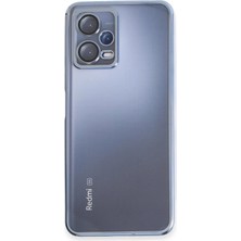 Kuhi Mey Ithalat®   Redmi Note 12 5g Kılıf  Lensli Silikon - Açık Mavi