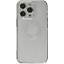 Kuhi Mey Ithalat®  iPhone 14 Pro Kılıf Santa Lens Silikon - Şeffaf