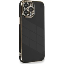 Kuhi Mey Ithalat®  iPhone 15 Pro Kılıf Volet Silikon - Siyah