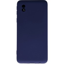 Kuhi Mey Ithalat®  Samsung Galaxy A01 Core Kılıf Nano Içi Kadife Silikon - Lacivert