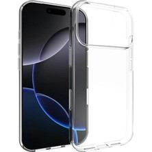 Kuhi Mey Ithalat®   iPhone 17 Pro Max Lüx Şeffaf Silikon - Şeffaf
