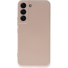 Kuhi Mey Ithalat®  Samsung Galaxy S23 Kılıf Nano Içi Kadife Silikon - Pudra