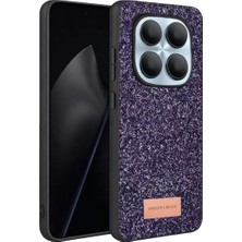 Kuhi Mey Ithalat®   Redmi Note 15 4g Bright Simli Kapak - Derin Mor