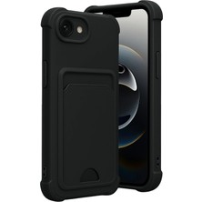Kuhi Mey Ithalat®   iPhone 16E Kelvin Kartvizitli Silikon - Siyah