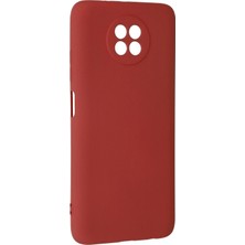 Kuhi Mey Ithalat®   Redmi Note 9 5g Kılıf Nano Içi Kadife Silikon - Kiremit