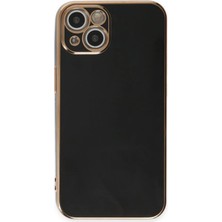Kuhi Mey Ithalat®  iPhone 15 Kılıf Volet Silikon - Siyah