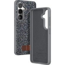 Kuhi Mey Ithalat®  Samsung Galaxy S26 Bright Simli Kapak - Gümüş