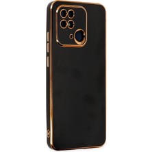 Kuhi Mey Ithalat®   Redmi 10C Kılıf Volet Silikon - Siyah