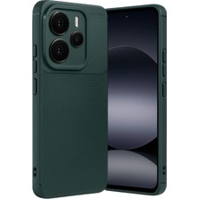 Kuhi Mey Ithalat®   Note 14 5g Auto Focus Karbon Kapak - Koyu Yeşil