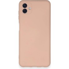 Kuhi Mey Ithalat®  Samsung Galaxy A04 Kılıf Nano Içi Kadife Silikon - Pudra