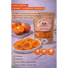 Florica 100 G Cennet Hurması Kurusu Trabzon Hurması Dilimleri Doğal Katkısız Kuru Meyve