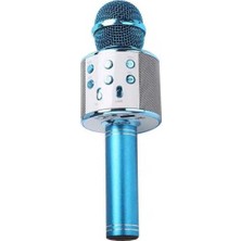 Kılıftech WS-858 Karaoke Mikrofon - Mavi