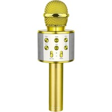 PP Teknoloji Karaoke Mikrofon Bluetooth, Usb, Hafıza Kartı ve Aux Girişli WS-858 Pembe