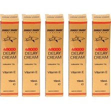Deadly Shark 5 Adet 48 Bin Etkili Gcktirici Krem Power 48000