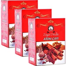 3 Paket Ziya Dede Atom Çayı Kış Çayı Adaçayı İçeren Yüksek Kalite Küp Çay