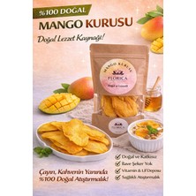 Florica 50 G Mango Kurusu Katkısız Kurutulmuş Şekersiz Mango Sağlıklı Atıştırmalık