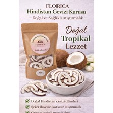 Florica 100 G Hindistan Cevizi Kurusu Doğal Kurutulmuş Hindistan Cevizi Dilimleri Sağlıklı Atıştırmalık