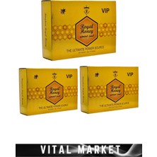 Polen Marketing Royal Honey Vip Gold 20 Gramlık x 12 'li 3 Paket