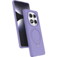 Kuhi Mey Ithalat®   Redmi Note 14 Pro 4g Regal Magsafe Standlı Kapak - Lila