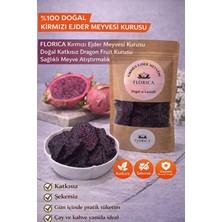 Florica 100G Kırmızı Ejder Meyvesi Kurusu Katkısız Doğal Kuru Meyve Atıştırmalığı
