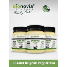 Bionovia Kuyruk Yağlı Bamya Tohumlu Bitkisel Krem Seti 300 ml x 3 Adet