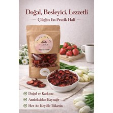 Florica 50 G Kurutulmuş Çilek %100 Doğal Şekersiz Katkısız Çilek Kurusu