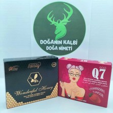Gold Q7 Q7 Çilekli Bal 12 Li  + Wonderful Honey Honey 12 Li Bal