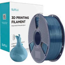 Sunlu Şeffaf Puslu Okyanus Mavi Pla Filament - 1.75MM - 1 kg